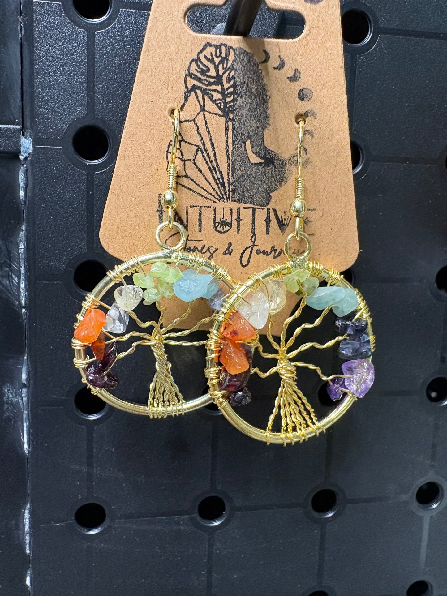 Chakra Tree Earrings