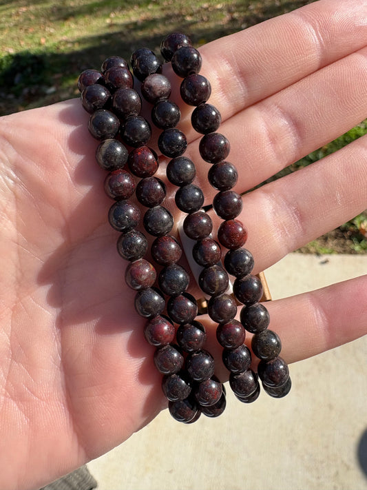 Bloodstone 6mm Bracelet