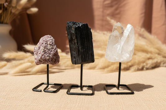 Raw Stone on Stand