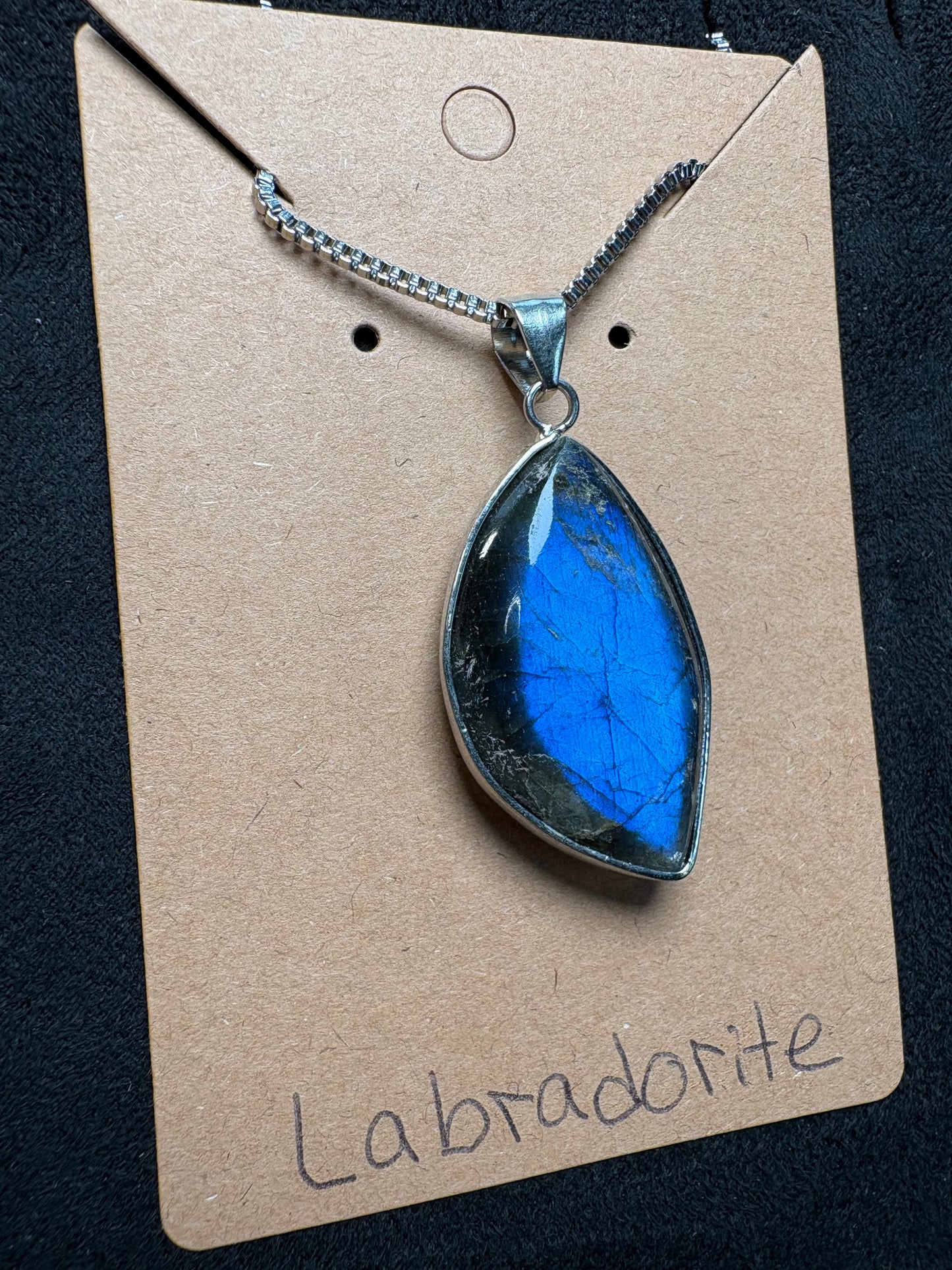 Labradorite Pendant Necklace #4 | Protection, Awakening, Transformation