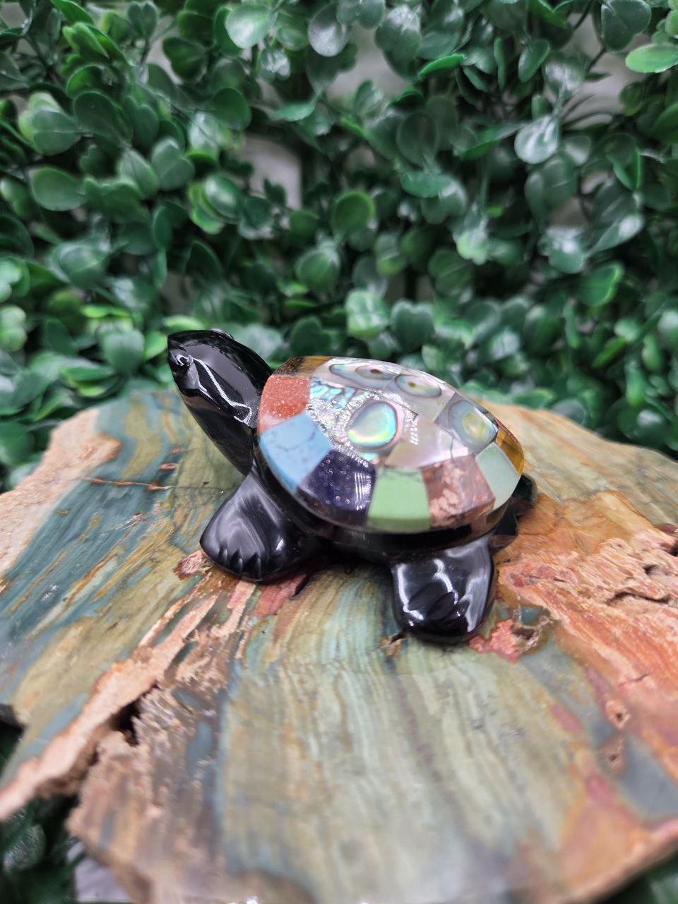 Spirit Turtle (Silver Sheen Obsidian)