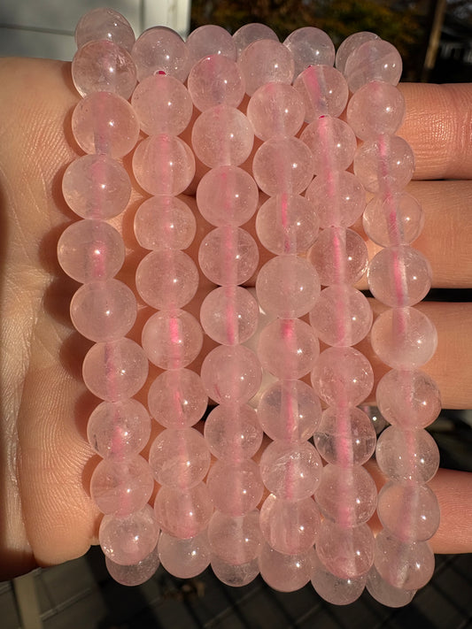 Rose Quartz 8mm Bracelet