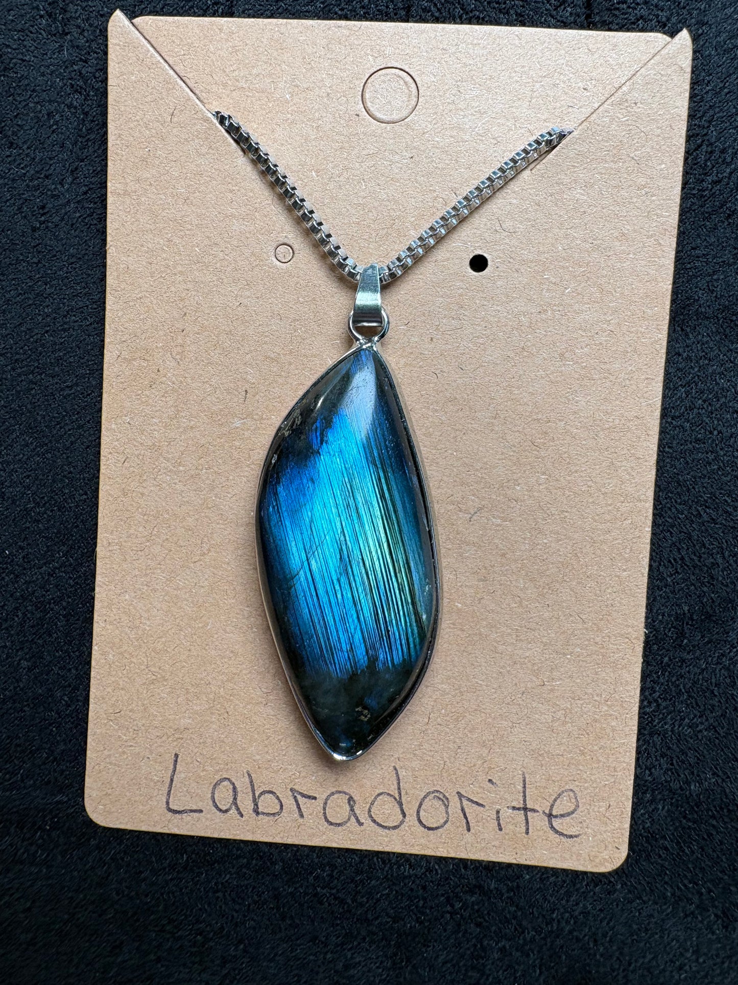 Labradorite Pendant Necklace #5 | Protection, Awakening, Transformation