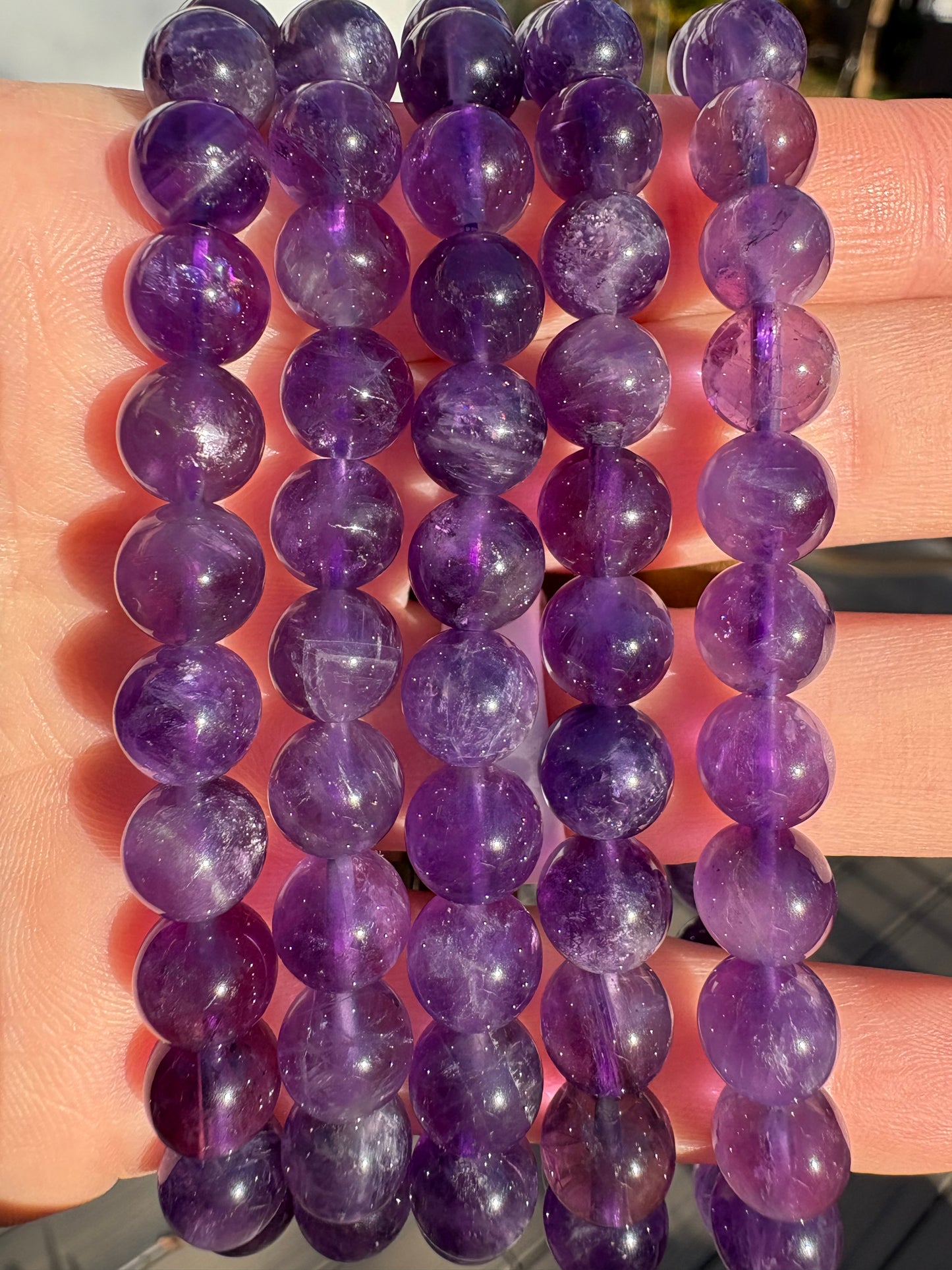 Amethyst Bracelet 8mm