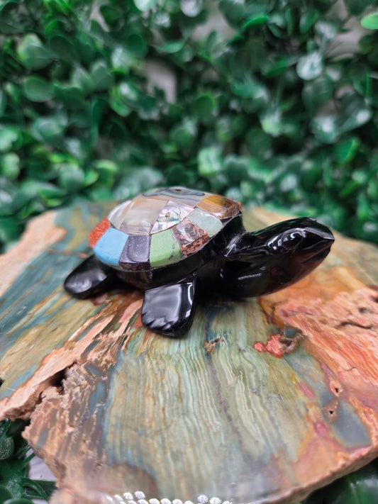 Spirit Turtle (Silver Sheen Obsidian)