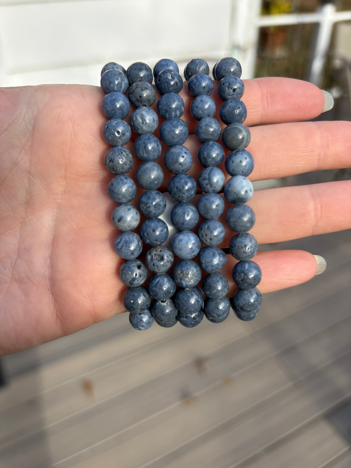 Blue Coral Bracelet