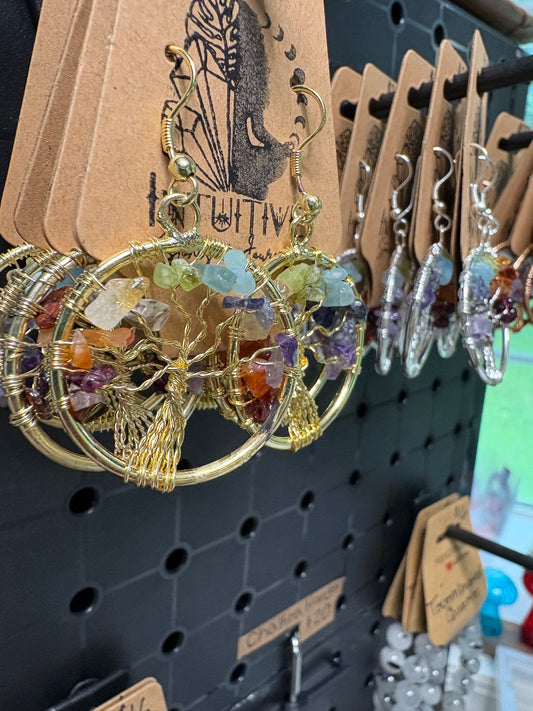 Chakra Tree Earrings