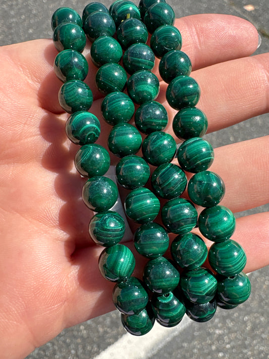 Malachite bracelet 8mm