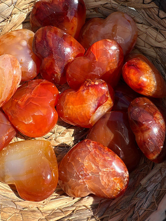Carnelian heart
