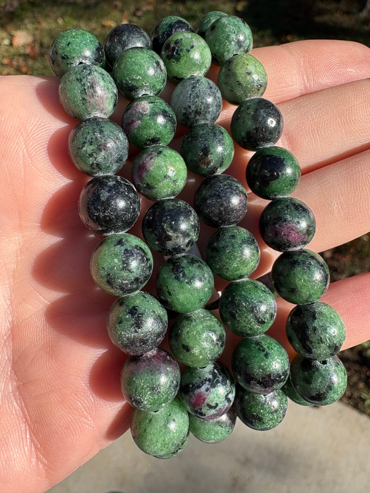 Ruby Zoisite Bracelet