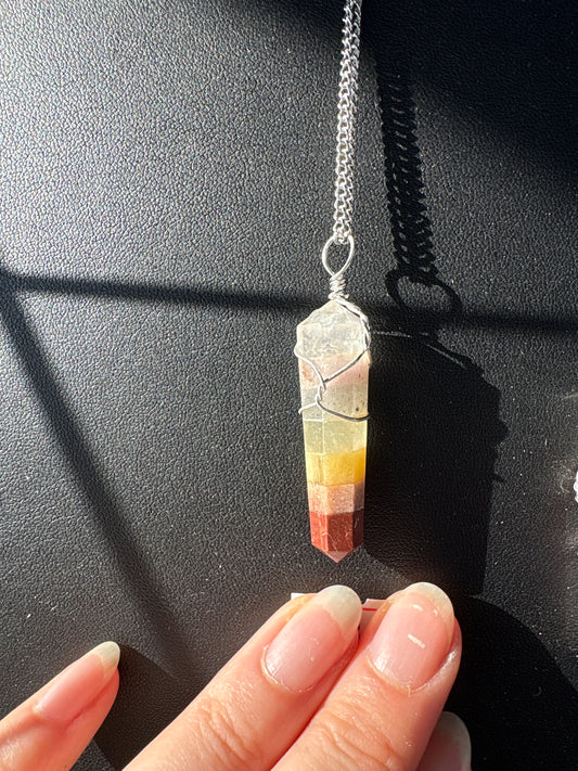 Chakra Stone Point Necklace