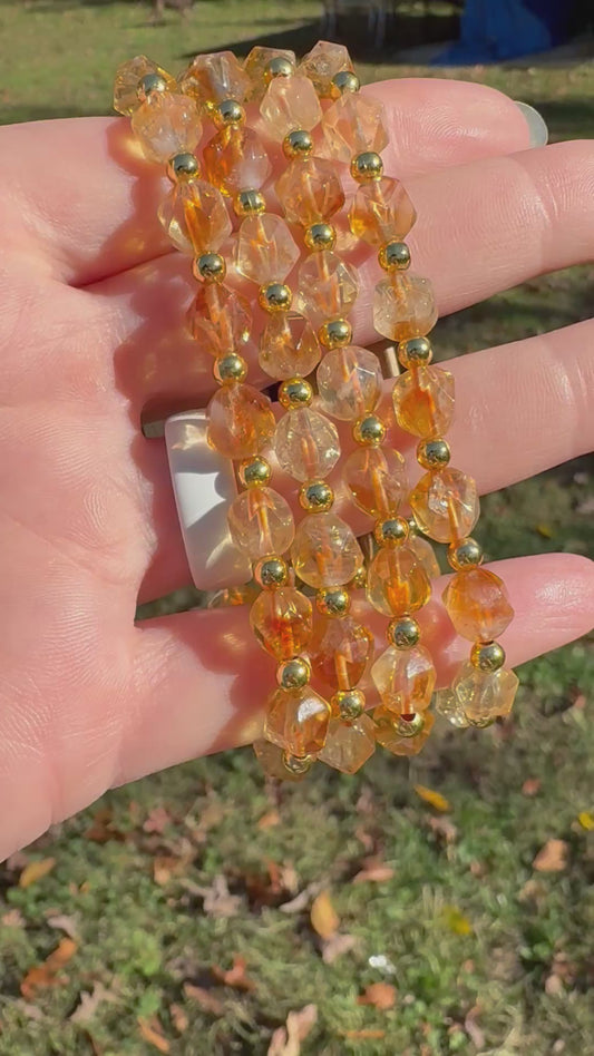 Citrine (Faceted) Bracelet